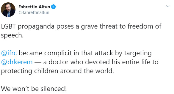 LGBTİ'lileri hedef alan Kızılay Başkanı'na Fahrettin Altun'dan destek - Resim: 2