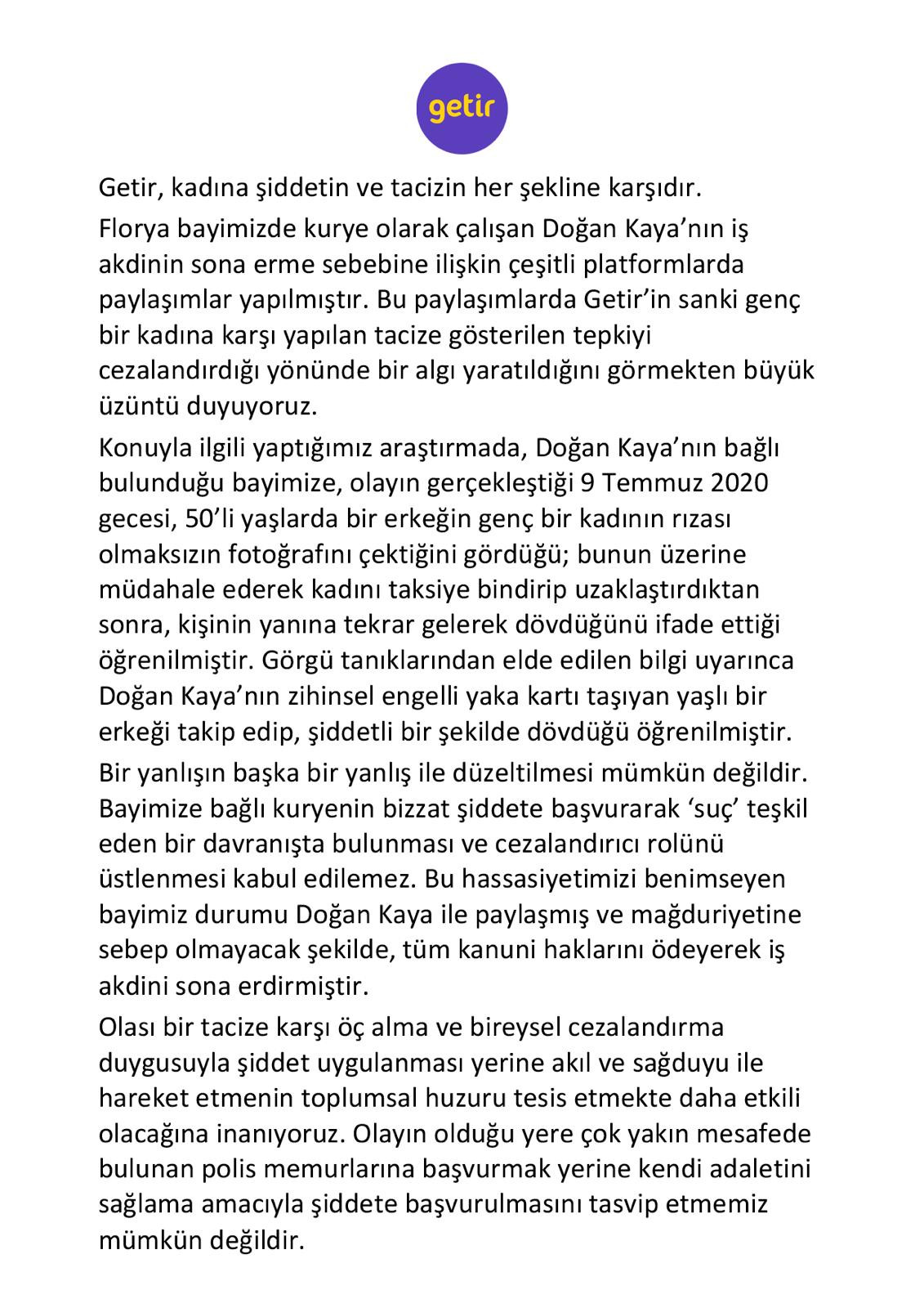 Getir, tacizci erkeği döven kuryenin işine son verdi - Resim: 1
