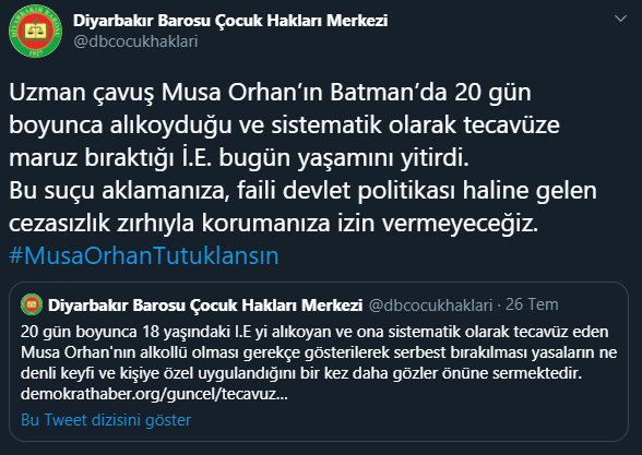 Sosyal medya tecavüz skandalına isyan etti: #MusaOrhanTutuklansın - Resim: 2