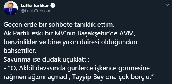 İYİ Partili Türkkan’dan AKP'li eski vekil hakkında çarpıcı iddia! - Resim: 1