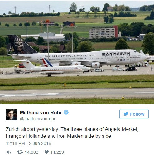 Merkel ve Hollande, Iron Maiden'ın yanında cüce kaldı - Resim: 1