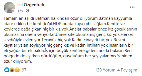 Cumhuriyet yazarı Özgentürk Batman halkından özür diledi - Resim: 1