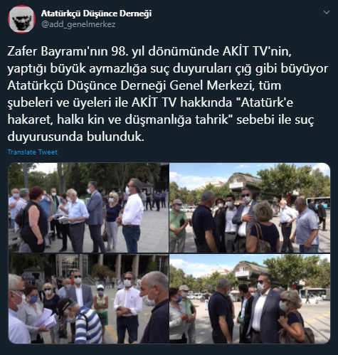 ADD'den Akit TV'nin Anırkabir skandalına suç duyurusu - Resim: 1