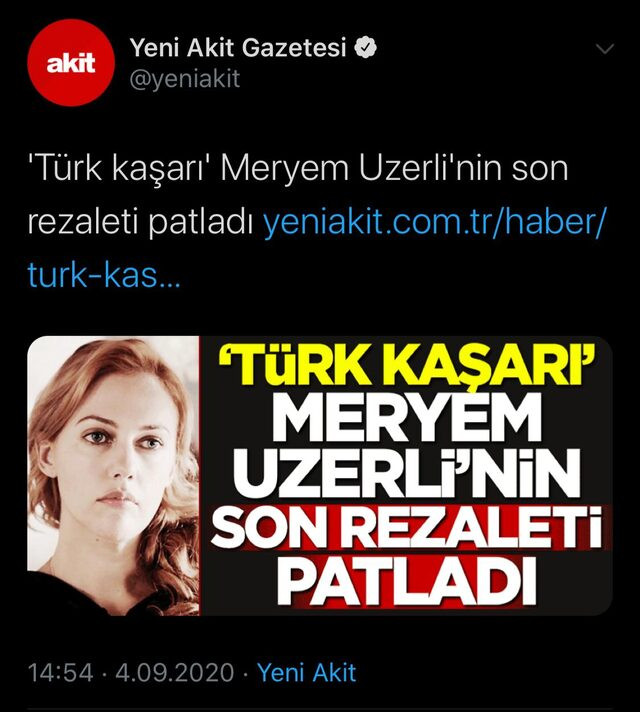 Medyanın kaşarı Akit, Meryem Uzerli'ye niye saldırdı? - Resim: 1