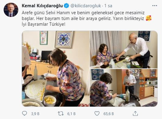Kılıçdaroğlu'nun Mutfağından Yayınladığı Bayram Mesajı Gündem Oldu - Resim: 2