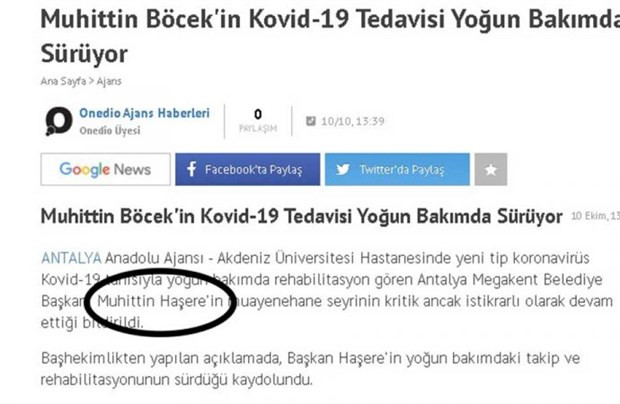 Muhittin Böcek'e, Muhittin Haşere diyen Onedio özür diledi - Resim: 1