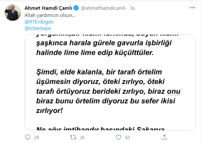 AKP'nin Yelizi Çamlı'dan Erdoğan'a ilginç mektup - Resim: 1