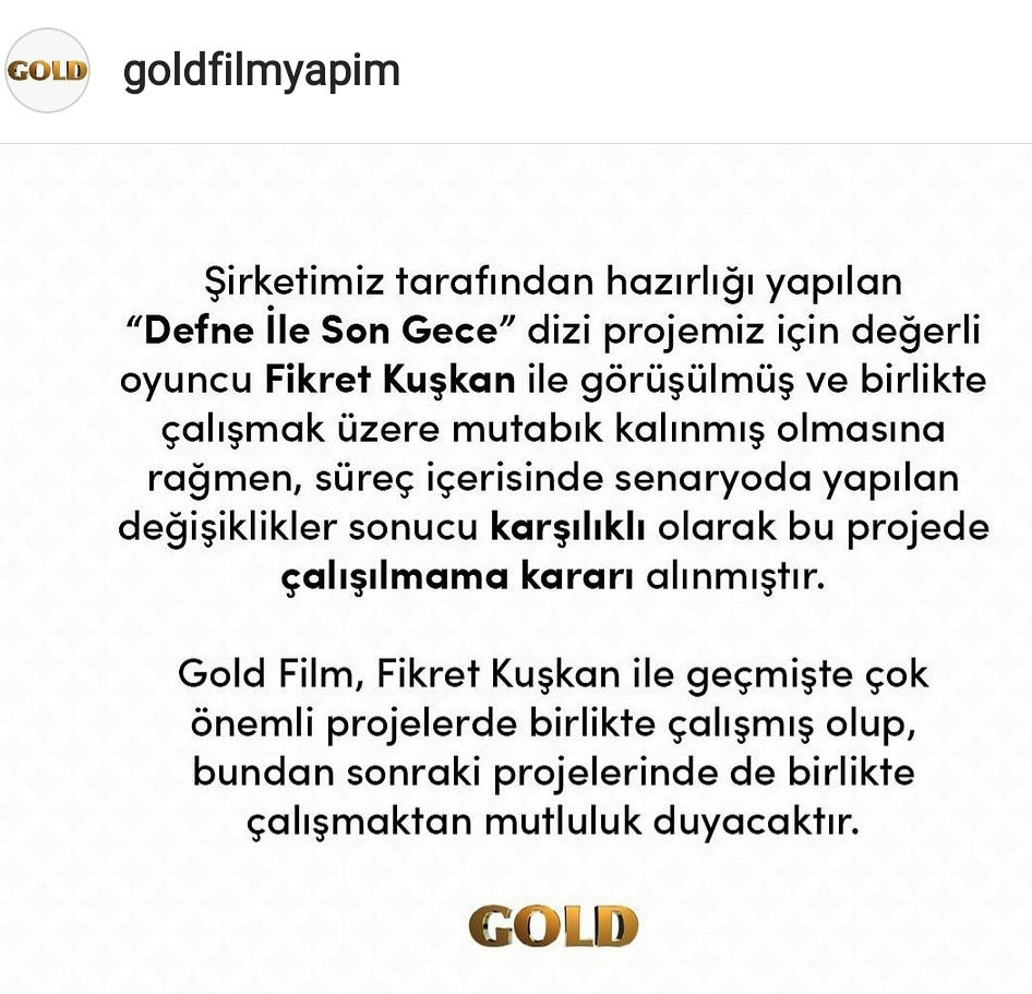 Defne ile Son Gece: Fikret Kuşkan neden kadrodan çıkarıldı? - Resim: 1