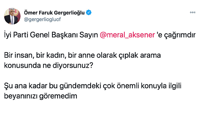 HDP'den Meral Akşener'e flaş çıplak arama sorusu - Resim: 1