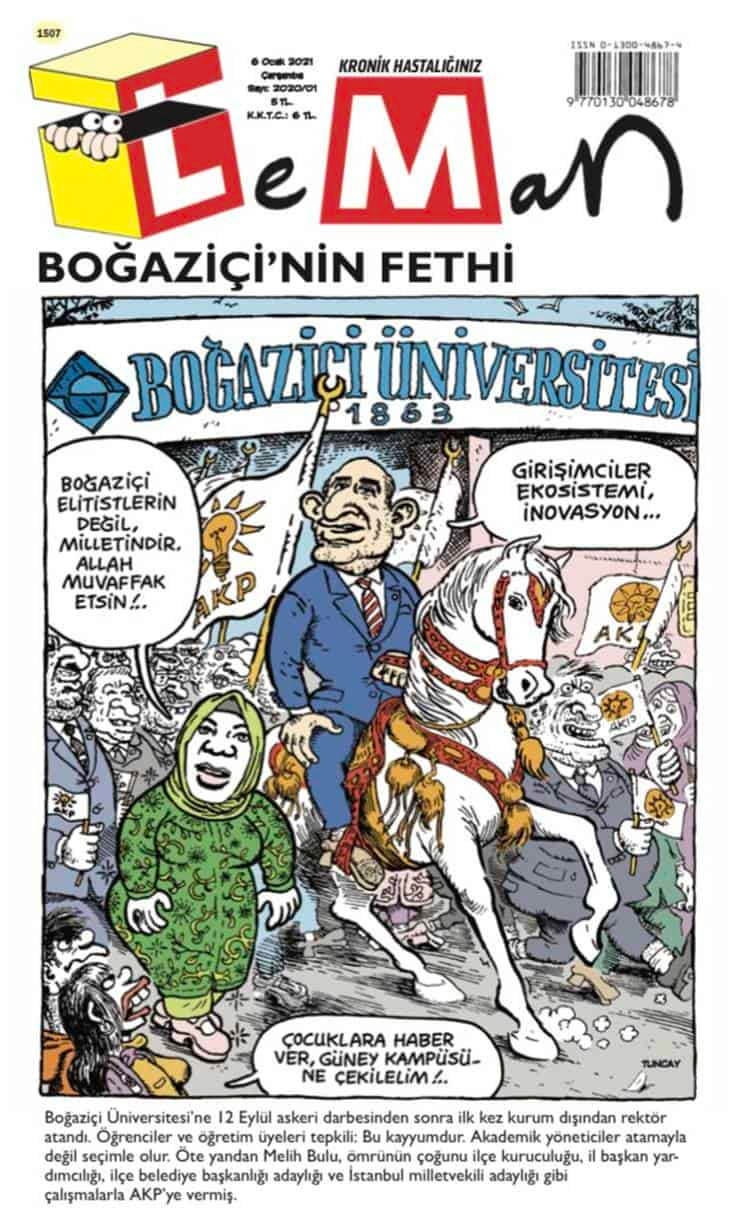 LeMan'dan Olay Kapak: AKP'nin Boğaziçi Üniversitesi'ni Fethi - Resim: 1