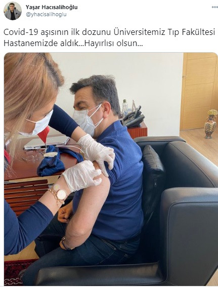 Sağlık Çalışanı Rektör: Parası ve Torpili olan Aşıda Öncelik Tartışması - Resim: 1