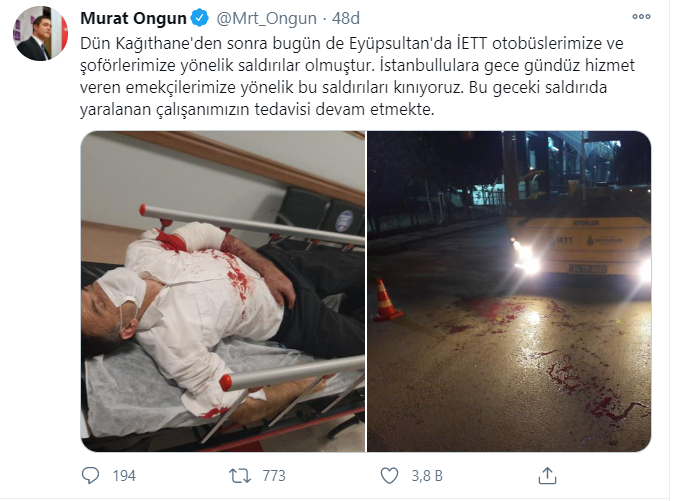 Son Dakika: İETT Otobüs Şoförlerine Saldırı - Resim: 1