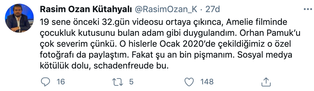 Orhan Pamuk'la Fotoğraf Paylaşan ROK'tan Tuhaf Açıklama - Resim: 1