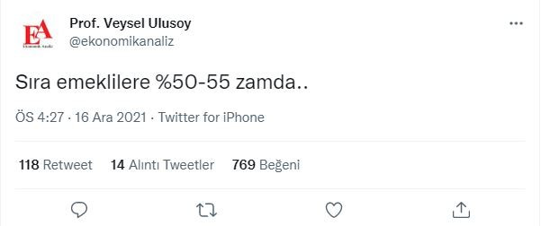Emekliye Ne Kadar Zam Gelecek? Prof. Ulusoy'dan Flaş Açıklama - Resim: 1