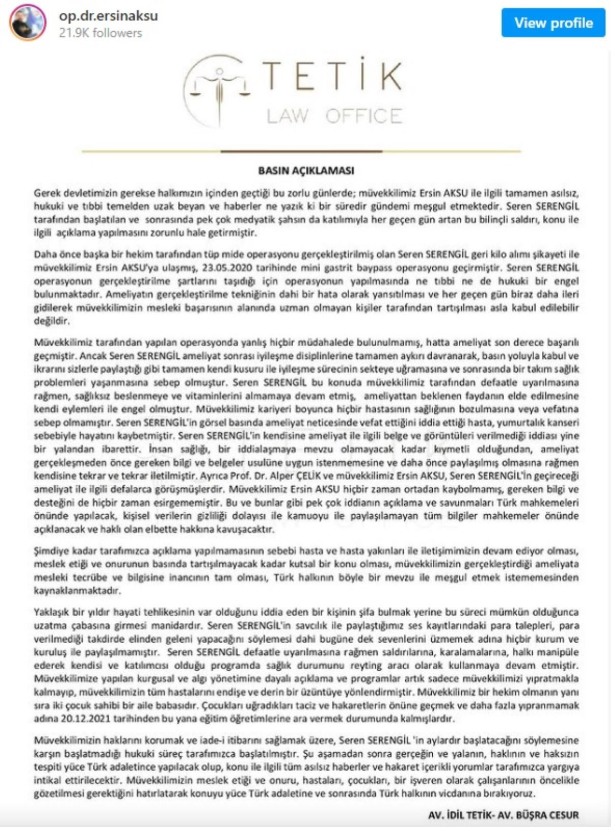 Seren Serengil Yalan Söylüyor Diyen Doktoru Dava Açıyor - Resim: 1