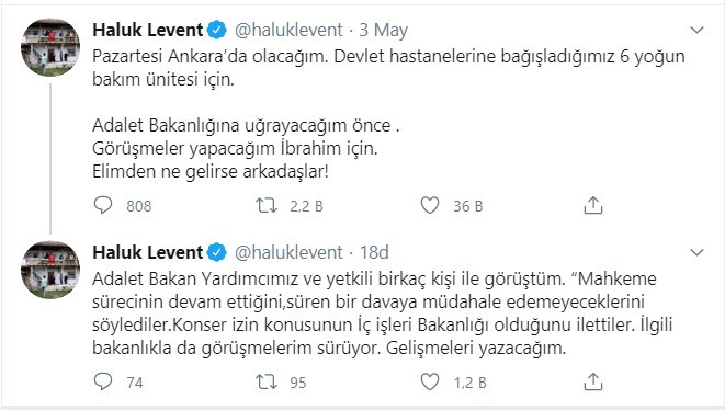 Haluk Levent, İbrahim Gökçek için Adalet Bakanlığı ile görüştü - Resim: 1