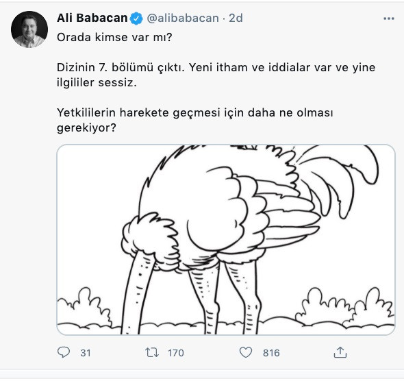 Ali Babacan'dan İsimsiz Kafasını Kuma Gömen Devekuşu Göndermesi - Resim: 1