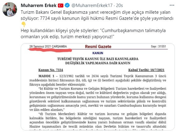 Muhalefet Tartışılan Turizm Teşvik Kanununa Ret Vermemiş - Resim: 2