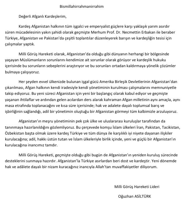 Saadet Partisi'nde Gerilim Artıyor! Asiltürk, Kendisini Milli Görüş Lideri İlan Etti - Resim: 1
