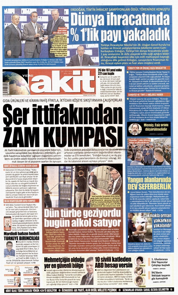 Yobaz Akit Fahiş Fiyatları Muhalefete Yükledi: Şer İttifakının Kumpası - Resim: 1