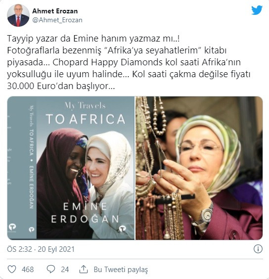 Hermes Çantası ile Gündem Olmuştu: Emine Erdoğan'ın Kol Saati 30 Bin Euro! - Resim: 1