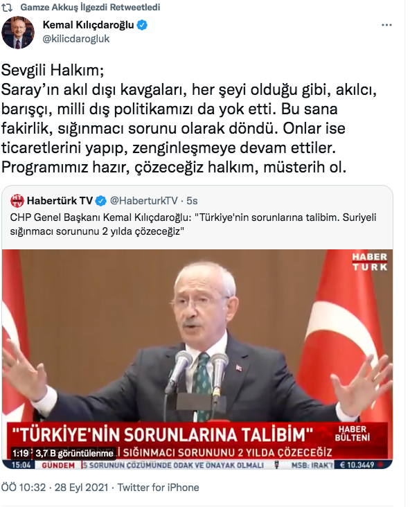 Kılıçdaroğlu: Sığınmacı Sorununu Çözeceğiz Halkım, Müsterih Ol - Resim: 1