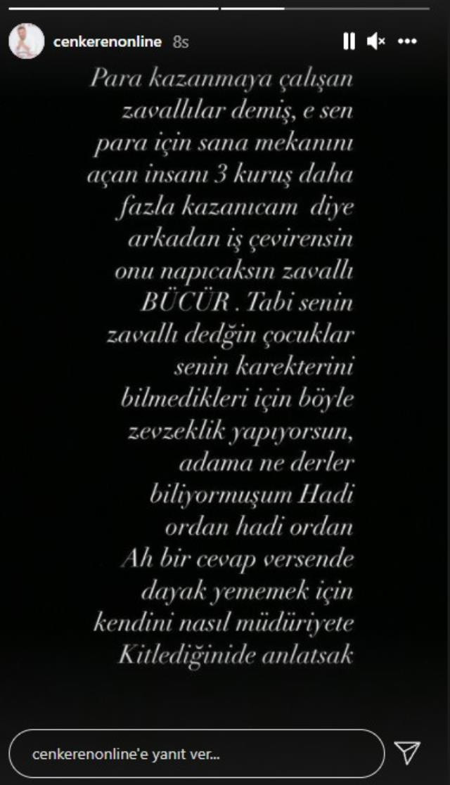 Cenk Eren'den Okan Bayülgen'e Çok Sert Tepki: Zavallı Bücür - Resim: 1