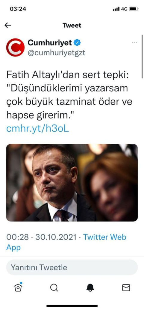 Fatih Altaylı: Rezil Gazeteler Sınıfına Cumhuriyet’i de Dahil Edelim mi? - Resim: 1