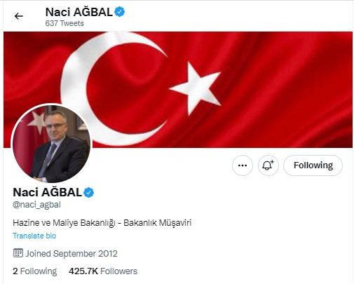 Merkez Bankası'ndan Alınan Ağbal, Hazine ve Maliye Bakanlığı Müşaviri Oldu - Resim: 1