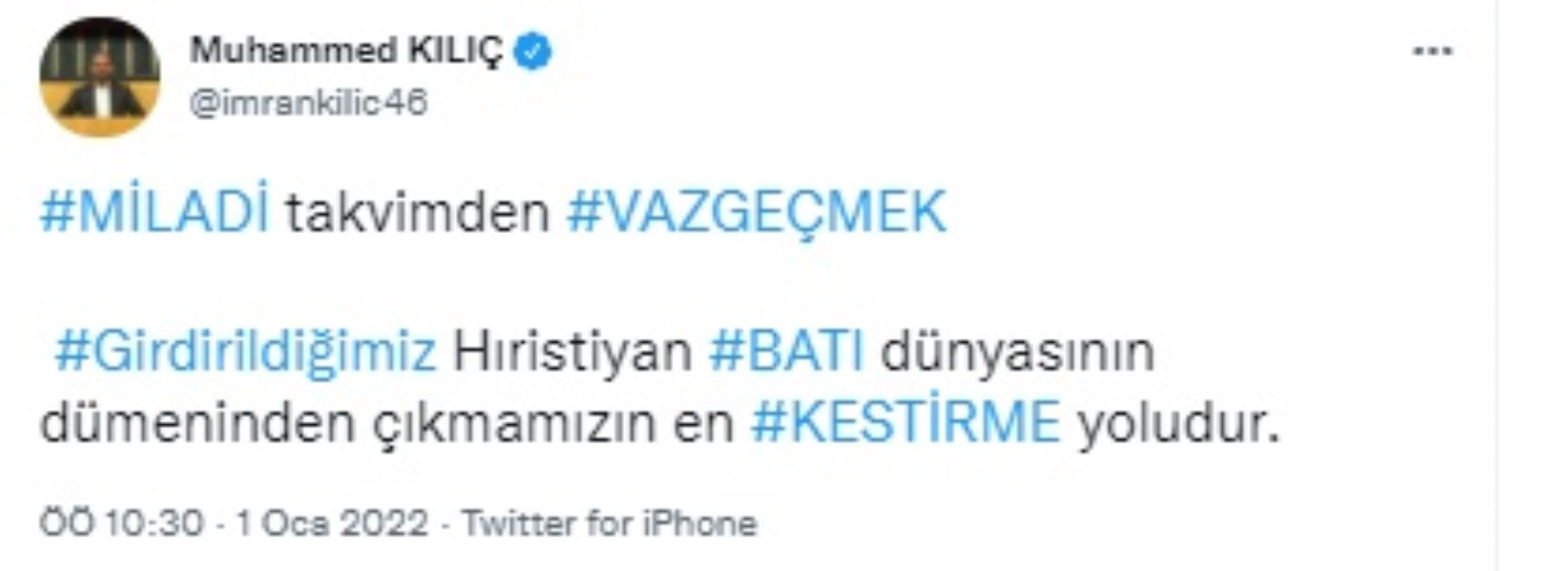 Lojmandan Çıkmayan AKP'li İsim Miladi Takvimden Çıkalım Dedi - Resim: 1