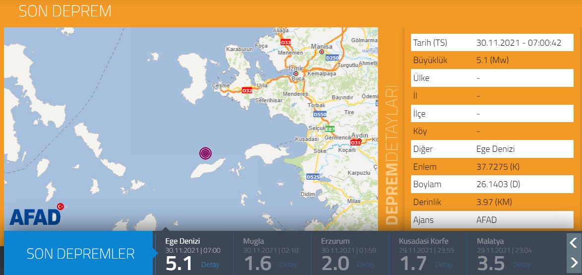 İzmir'de 5.3 Büyüklüğünde Deprem! - Resim: 1