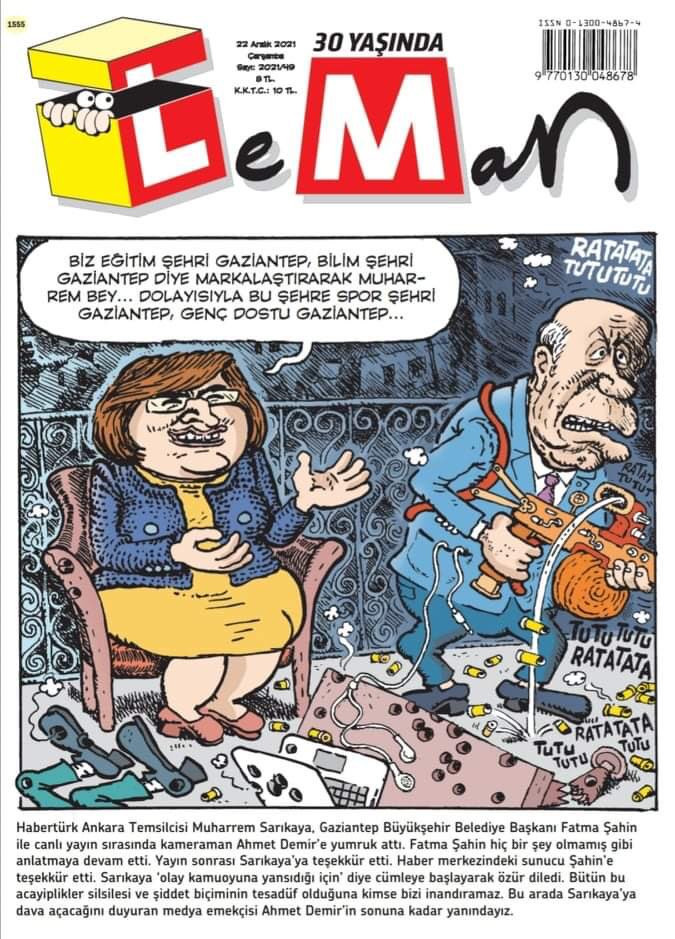 Leman'dan Flaş Muharrem Sarıkaya ve Fatma Şahin Kapağı - Resim: 1