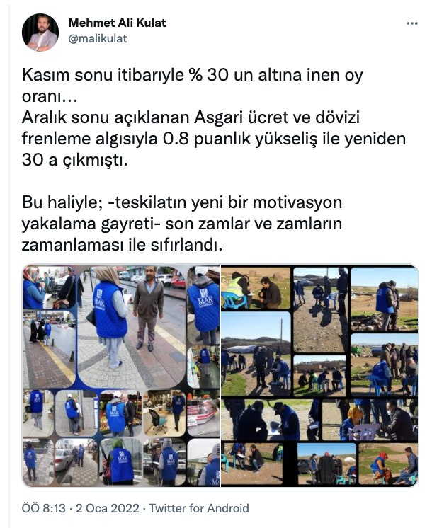 AKP'nin Eski Anketçisi: CHP Mart'ta Birinci Parti Olur - Resim: 1