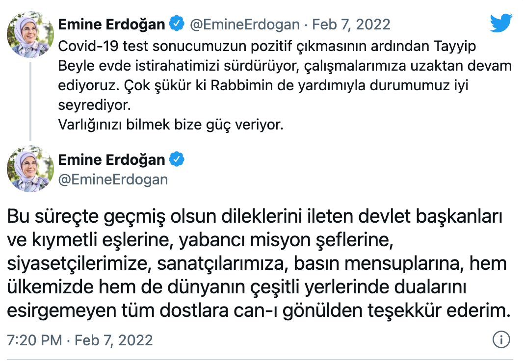 Emine Erdoğan: Tayyip Bey ile İstirahatimiz Sürüyor - Resim: 1