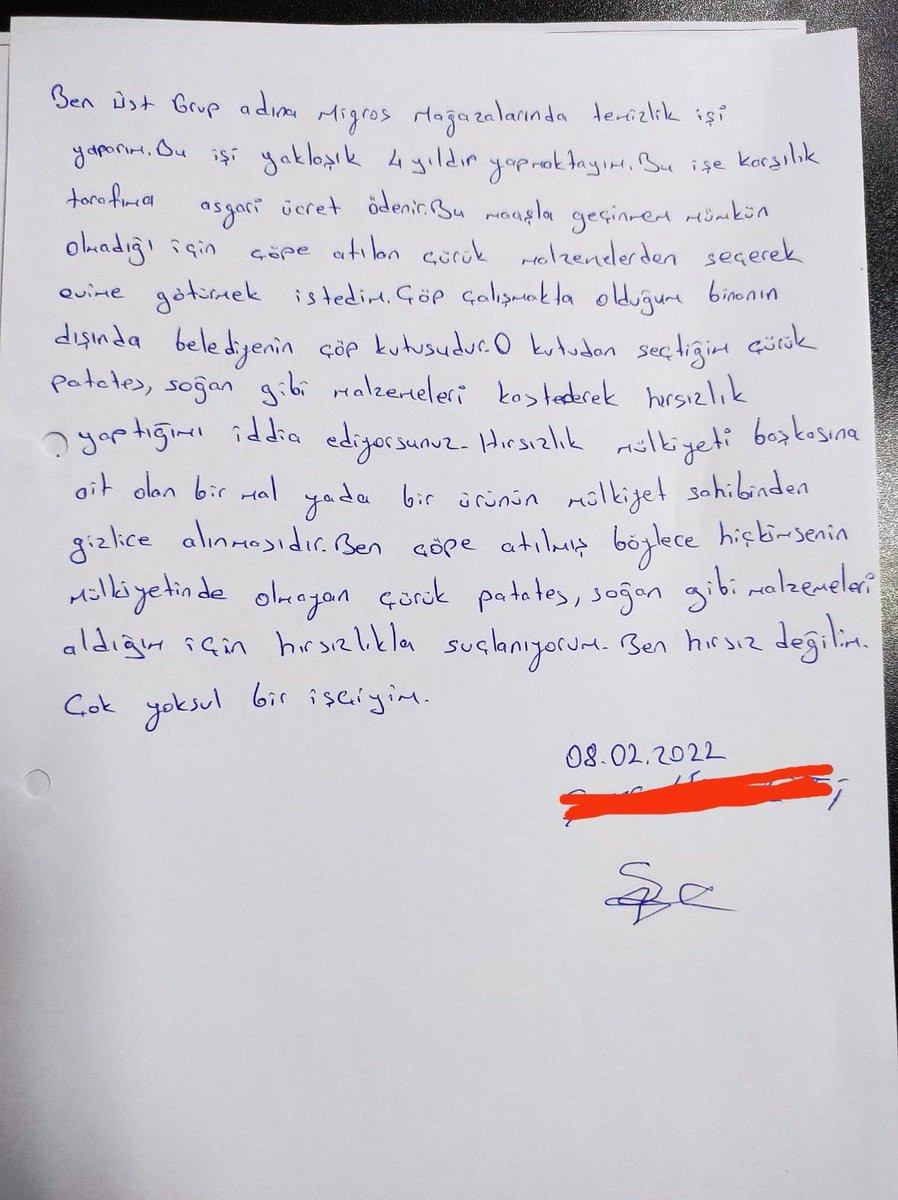 Migros Çöpten Sebze Alan İşçiyi Hırsızlık Suçlamasıyla İşten Attı - Resim: 1