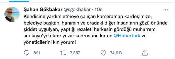 Şahan Gökbakar'dan Habertürk'e Muharrem Sarıkaya Tepkisi - Resim: 1