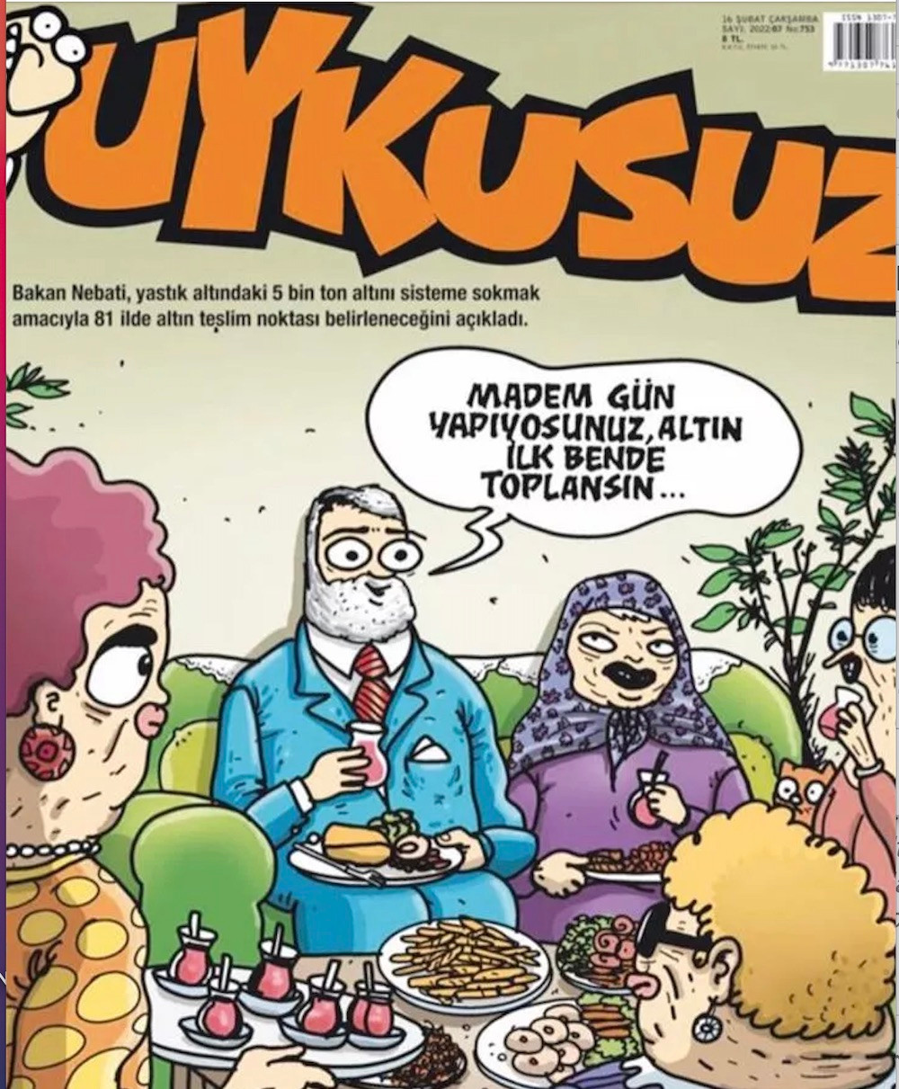Nebati Uykusuz’un Altın Günü Kapağını Çok Zekice Bulmuş - Resim: 1