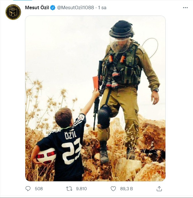 Mesut Özil de Savaşa Hayır Dedi - Resim: 1