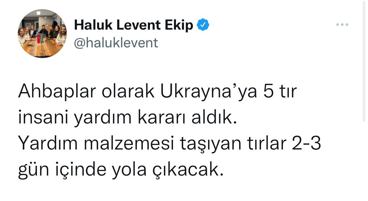 Haluk Levent ve AHBAP'tan Ukrayna'ya Yardım - Resim: 1