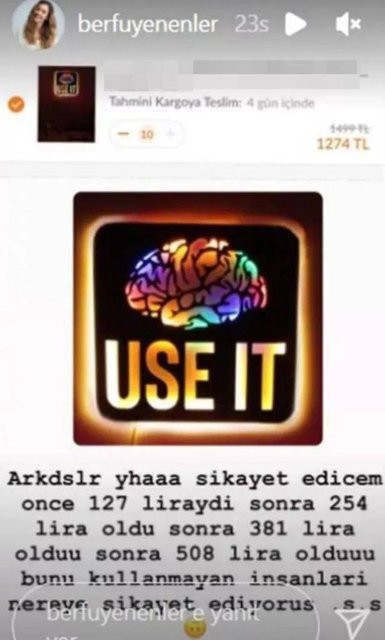 Berfu Yenenler Kendisini Eleştiren Demet Akalın'a Gönderme mi Yaptı? - Resim: 1