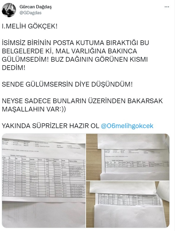 Eski Bakan Dağdaş'tan Flaş Melih Gökçek Paylaşımı: Sürprizlere Hazır Ol - Resim: 1