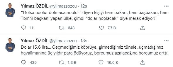 Yılmaz Özdil Hükümeti Kendi Sözleriyle Topa Tuttu - Resim: 1