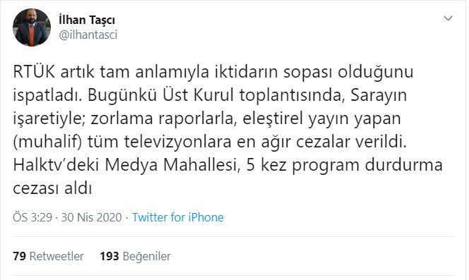 RTÜK'ten Halk TV'ye 5 kez yayın durdurma cezası - Resim: 1