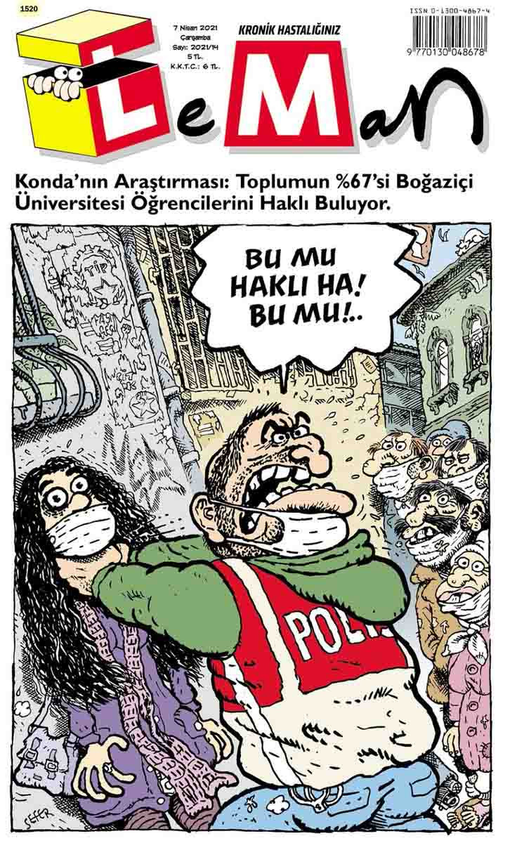 Leman'dan Boğaziçili Öğrencilere Orantısız Güç Kapağı - Resim: 1