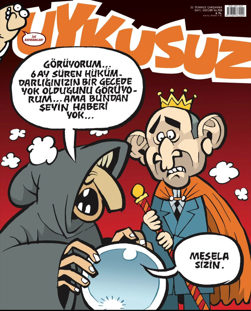 Uykusuz'dan Melih Bulu'yu Ti'ye Alan Kapak - Resim: 1