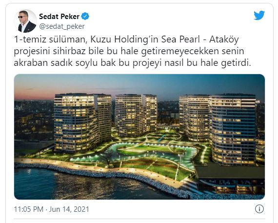 Sedat Peker'in İşaret Ettiği Şirkete Büyük Proje! - Resim: 1
