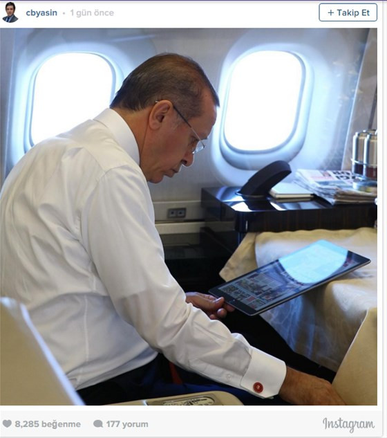 Erdoğan'ın fotoğrafında dikkat çeken detay - Resim: 1