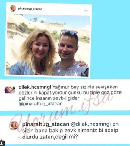 Pınar Altuğ'u şoke eden yorum: Yağmur bey sizinle sevişirken... - Resim: 1