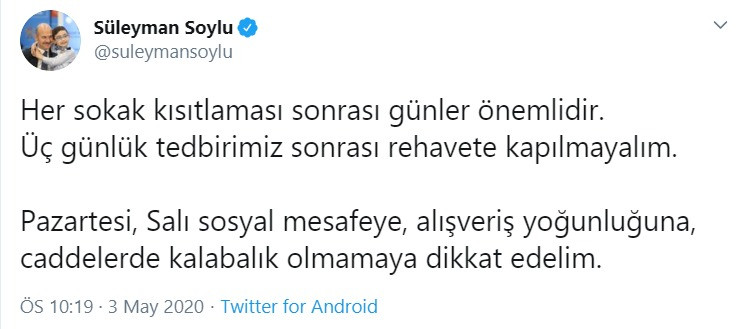 Bakan Soylu'dan kritik uyarı: Rehavete kapılmayalım! - Resim: 1