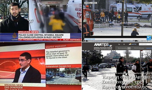 Sultanahmet patlaması dünya medyasında son dakika haberi - Resim: 1